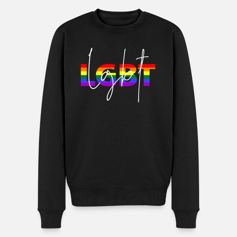 LGBT - Pull Premium bio Homme - noir