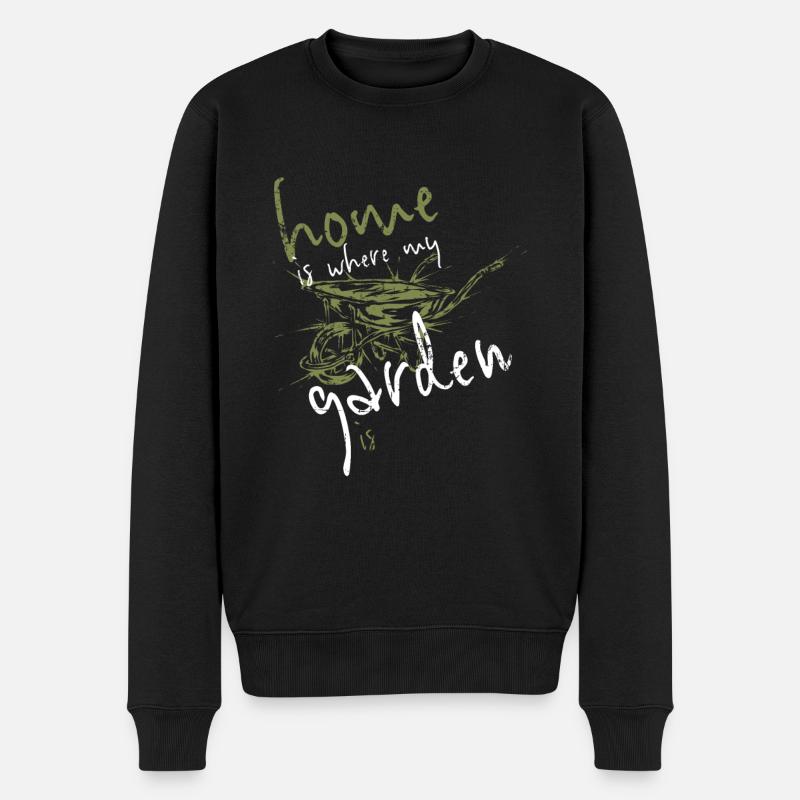 Jardin jardinier - Pull Premium bio Homme - noir