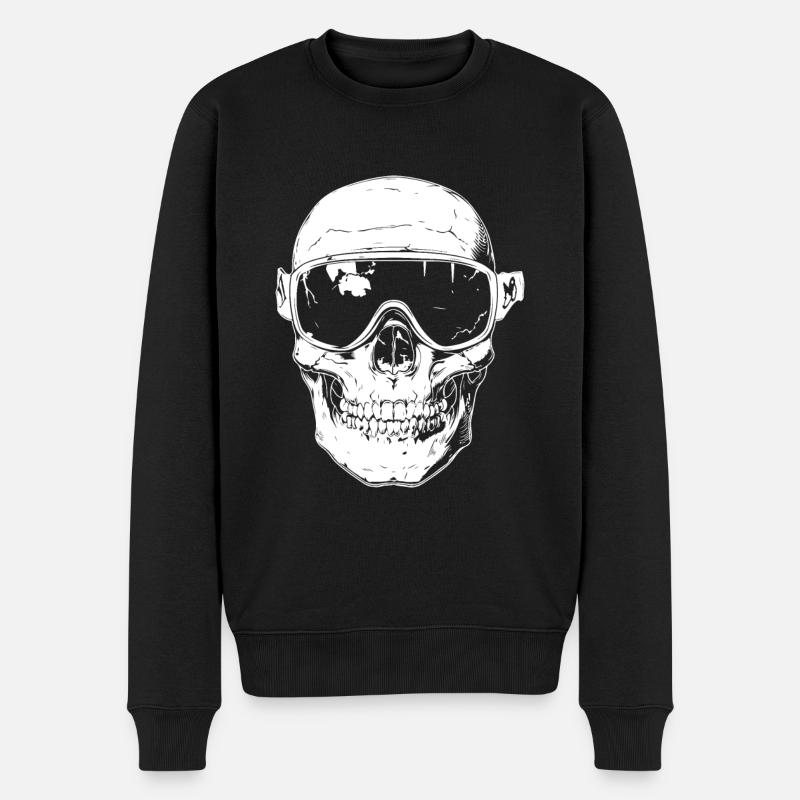 Ski Ski Masques Skull - Pull Premium bio Homme - noir