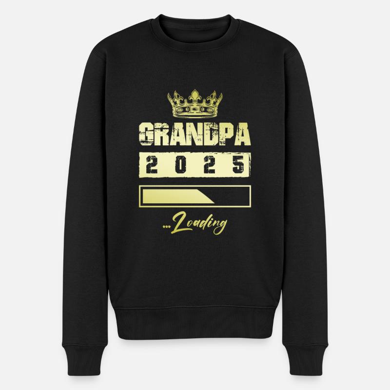 Opa 2025 Chargement Papy - Pull Premium bio Homme - noir