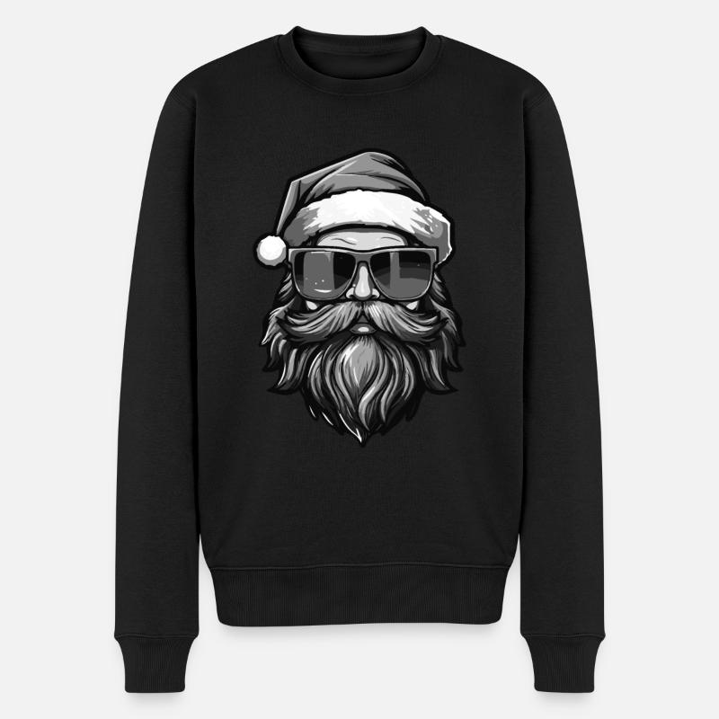 Père Noël Noël cool - Pull Premium bio Homme - noir