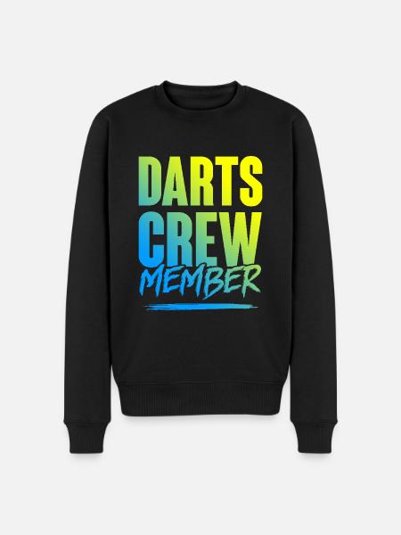 Darts Crew - Männer Premium Bio Pullover - Schwarz