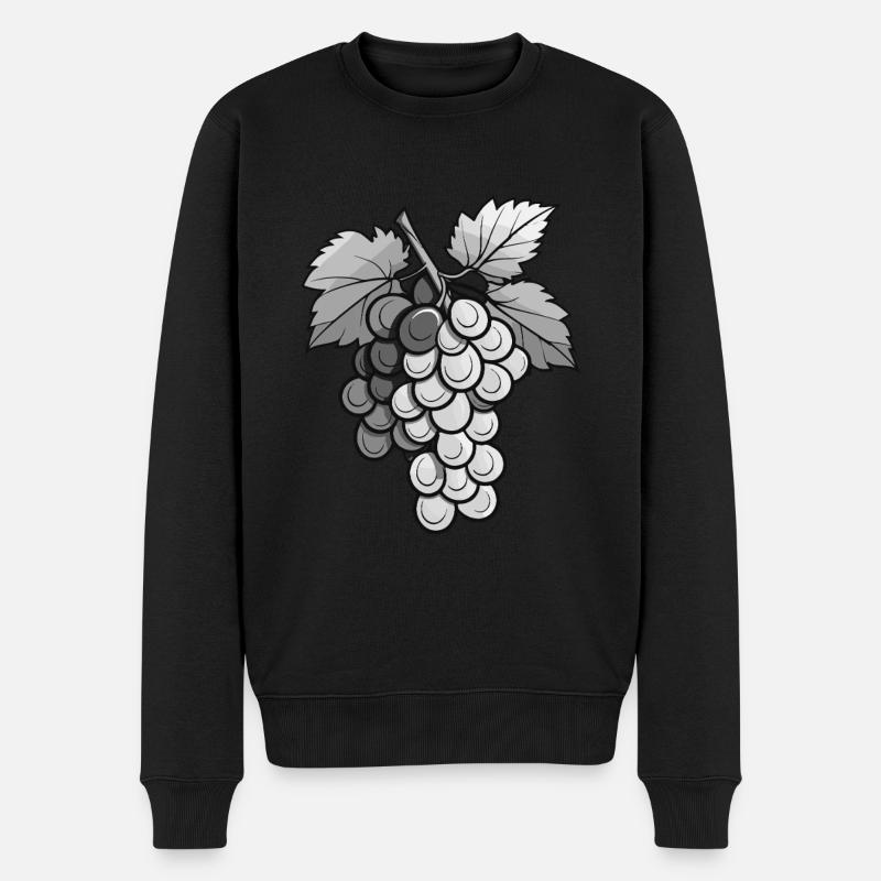 Raisins - Pull Premium bio Homme - noir