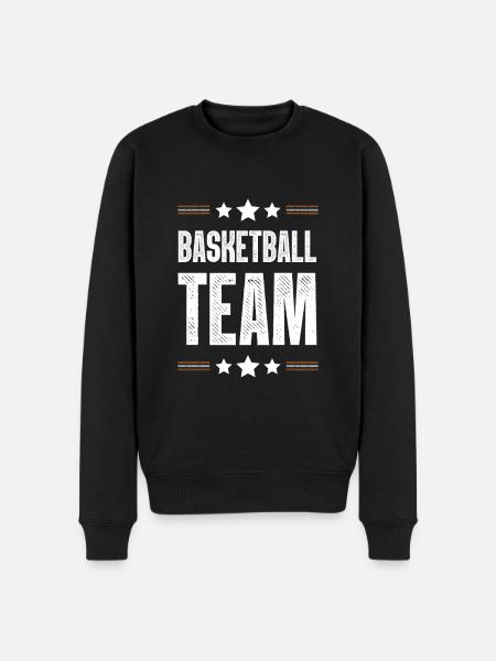 Basketball Team - Men's Premium Organic Jumper - black