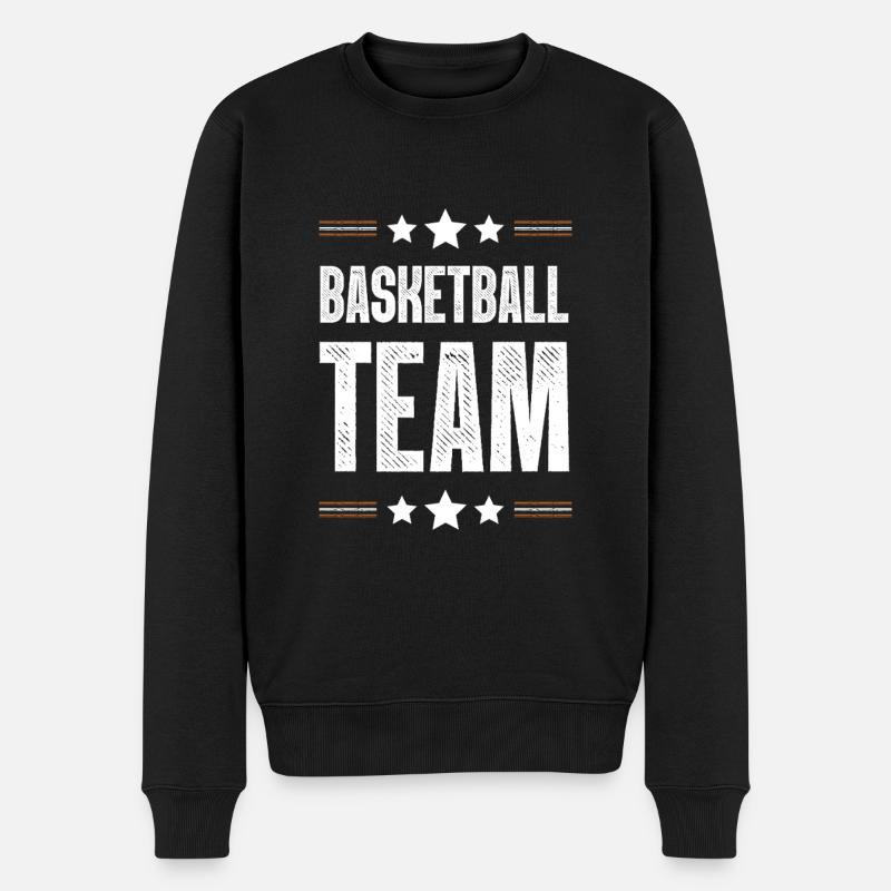 Équipe de basket-ball - Pull Premium bio Homme - noir