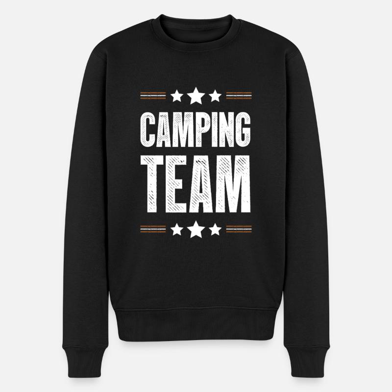 L’équipe du camping - Pull Premium bio Homme - noir