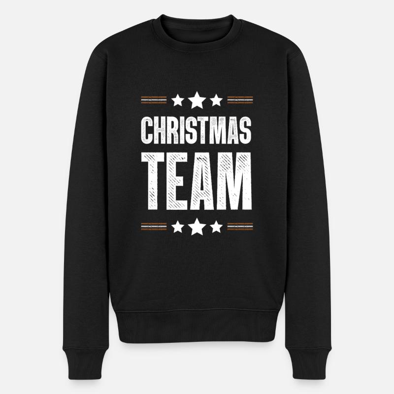 L’équipe de Noël - Pull Premium bio Homme - noir