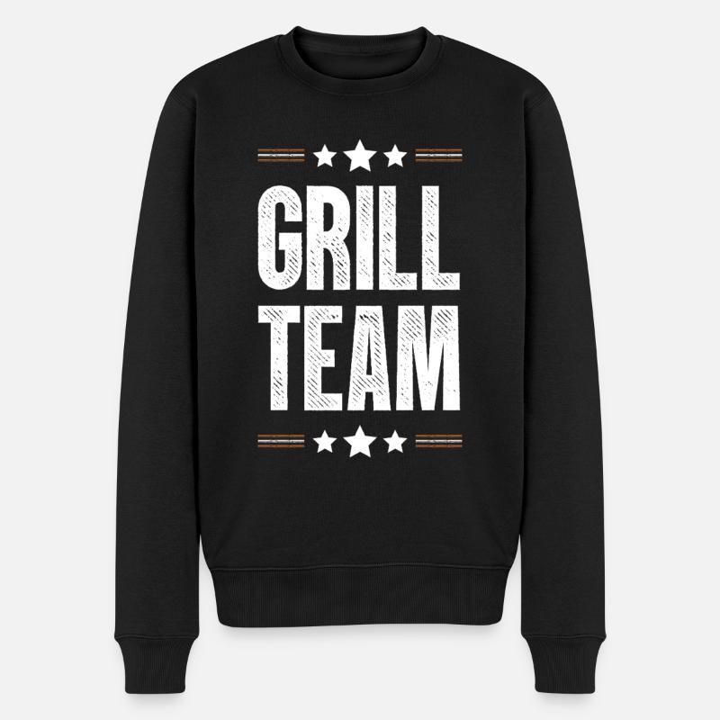 Équipe Grill - Pull Premium bio Homme - noir