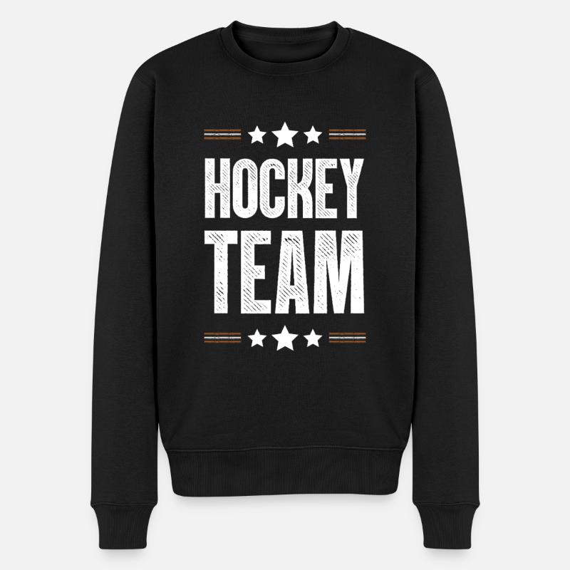 Équipe de hockey - Pull Premium bio Homme - noir
