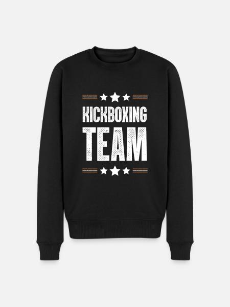 Kickboxing Team - Men's Premium Organic Jumper - black
