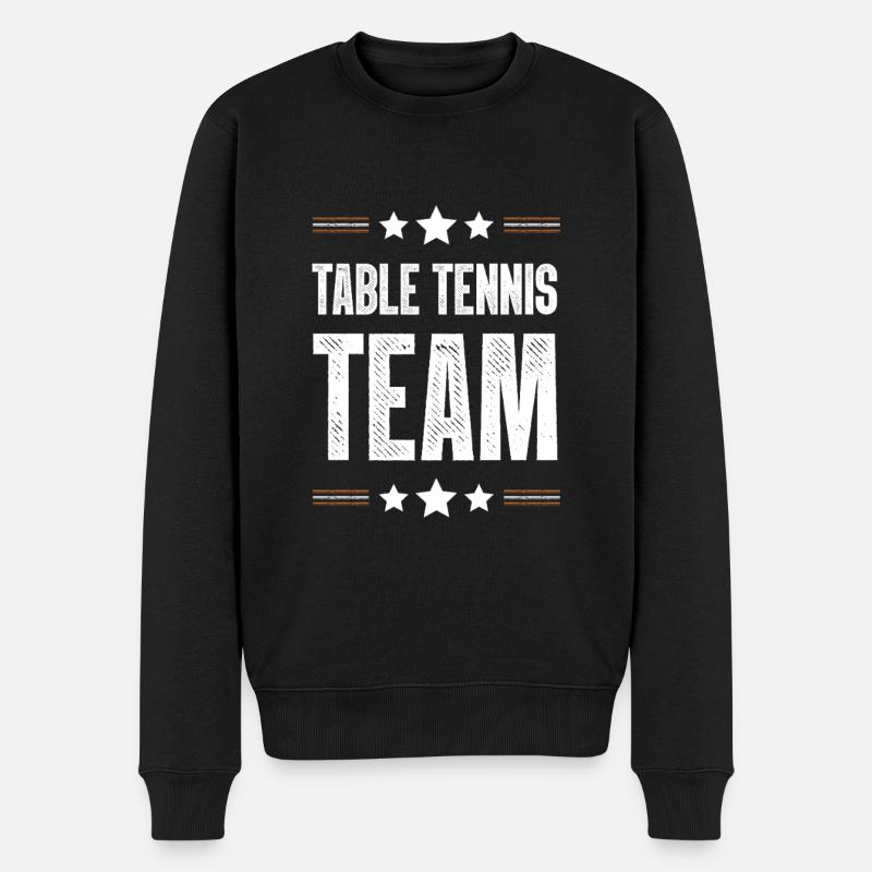 Equipe de tennis de table - Pull Premium bio Homme - noir