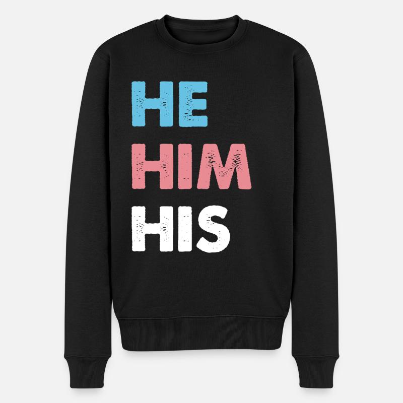 Il est son transgenre - Pull Premium bio Homme - noir