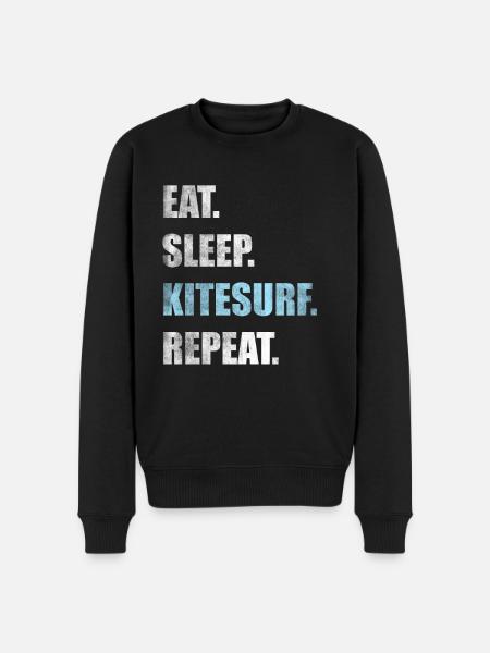 Kitesurfing Kitesurfing Kiteboarding Kiteboarders - Men's Premium Organic Jumper - black
