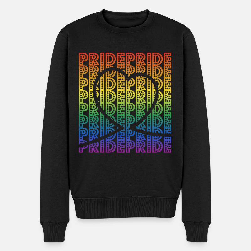 Fierté gai - Pull Premium bio Homme - noir
