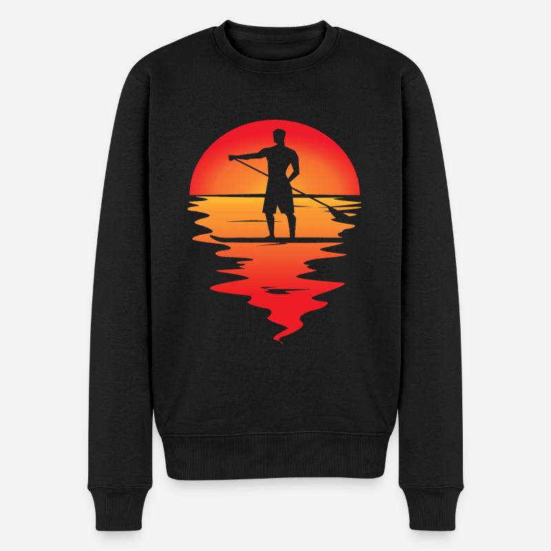 SUP Stand Up Paddle - Pull Premium bio Homme - noir