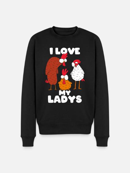 Poulet - Pull Premium bio Homme - noir