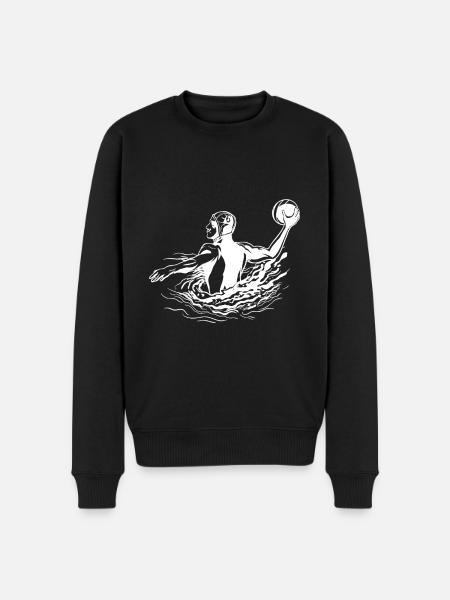 Wasserball - Männer Premium Bio Pullover - Schwarz