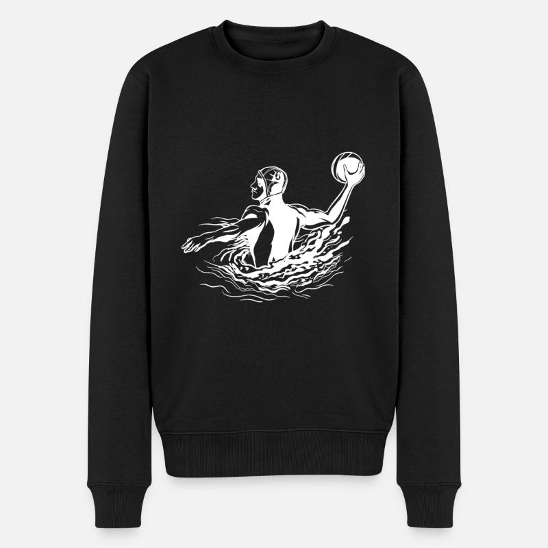 Water-polo - Pull Premium bio Homme - noir