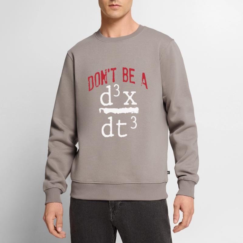 Funny nerd math physics joke math geek Men's Premium Organic Jumper