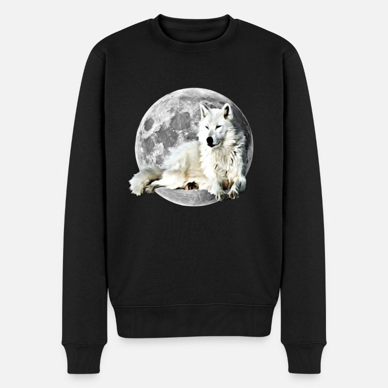 Wolf - Pull Premium bio Homme - noir