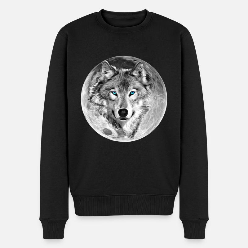 Wolf - Pull Premium bio Homme - noir