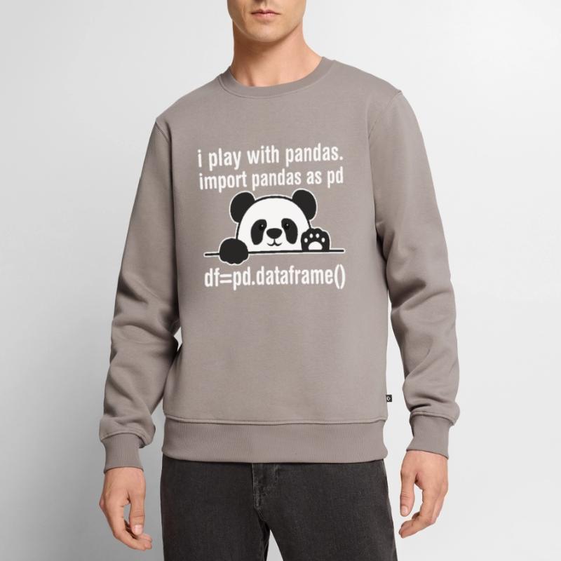 Programmeur Python Programmation panda nerd informatique Pull Premium bio Homme