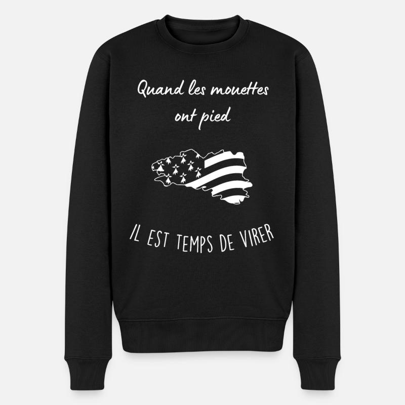 Bretagne - Pull Premium bio Homme - noir
