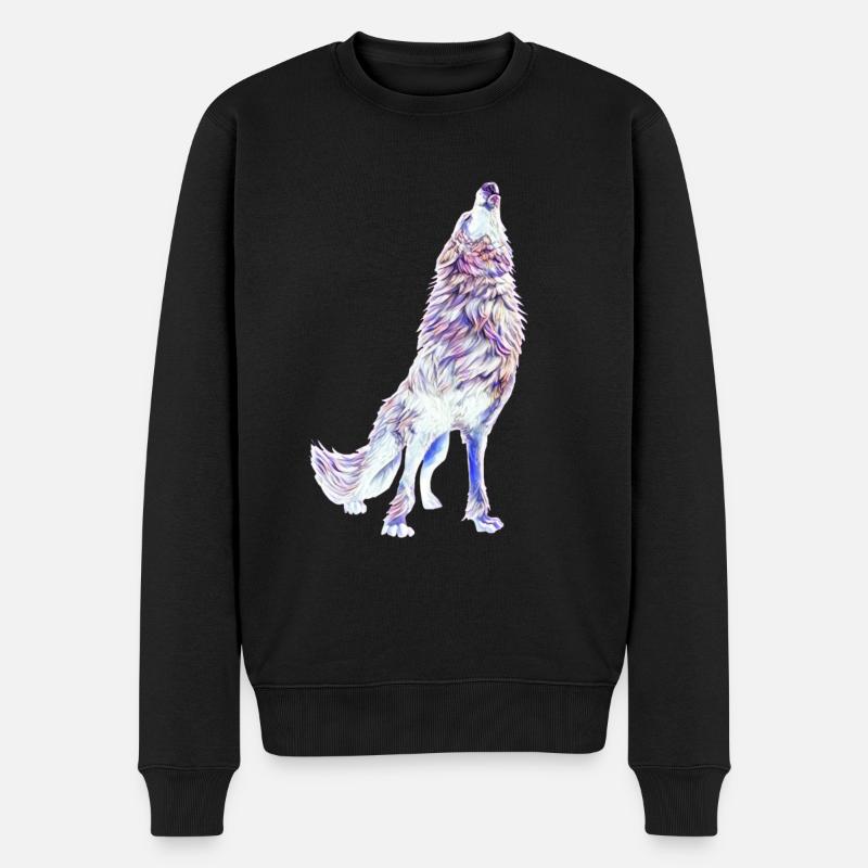 Wolf - Pull Premium bio Homme - noir