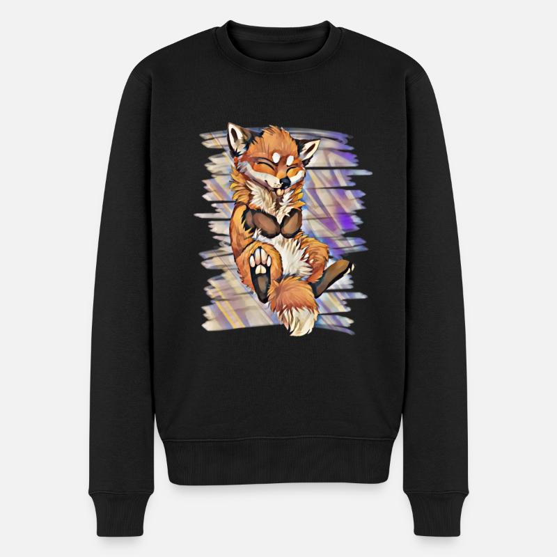 Renard - Pull Premium bio Homme - noir