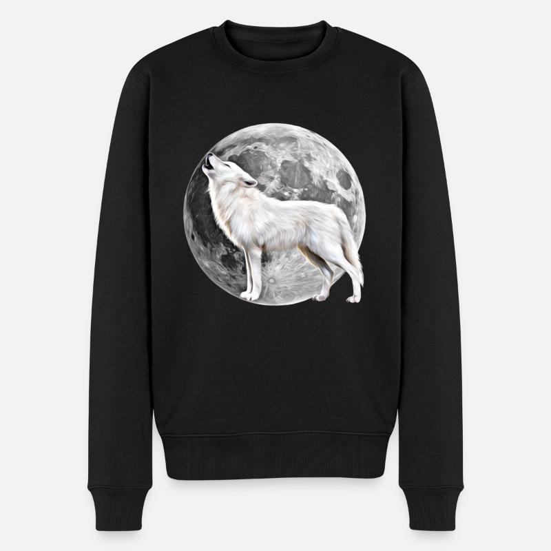 Wolf - Pull Premium bio Homme - noir