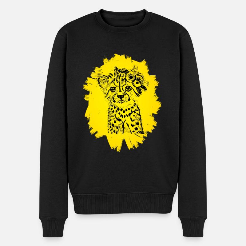 Guépard - Pull Premium bio Homme - noir