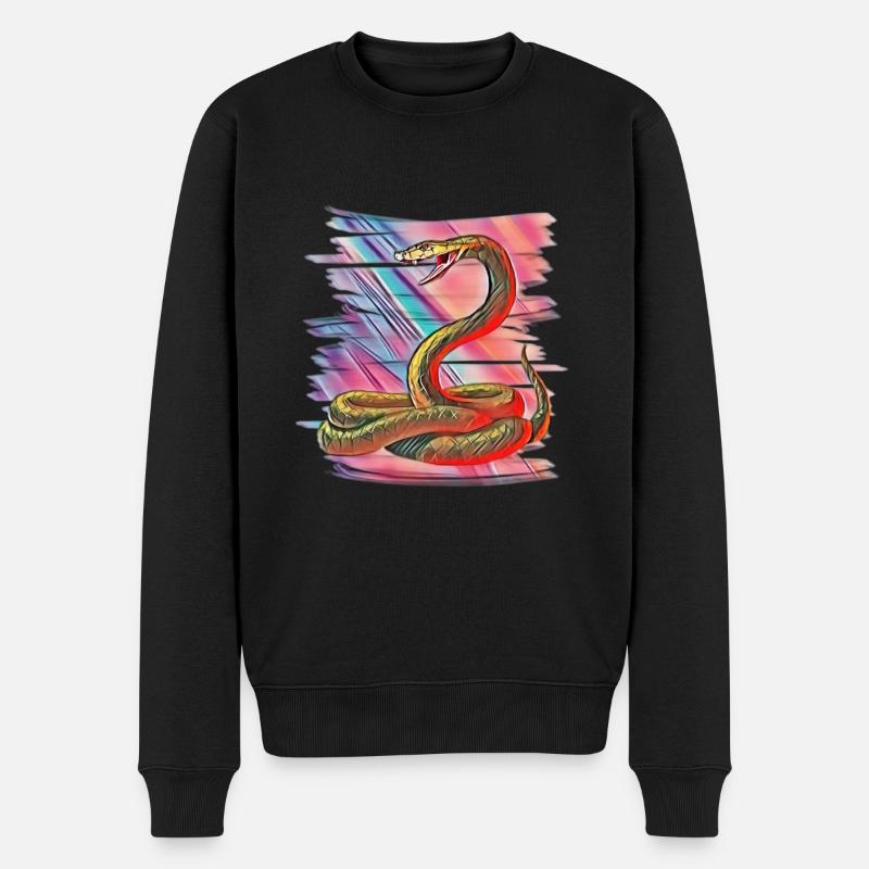 Serpent - Pull Premium bio Homme - noir