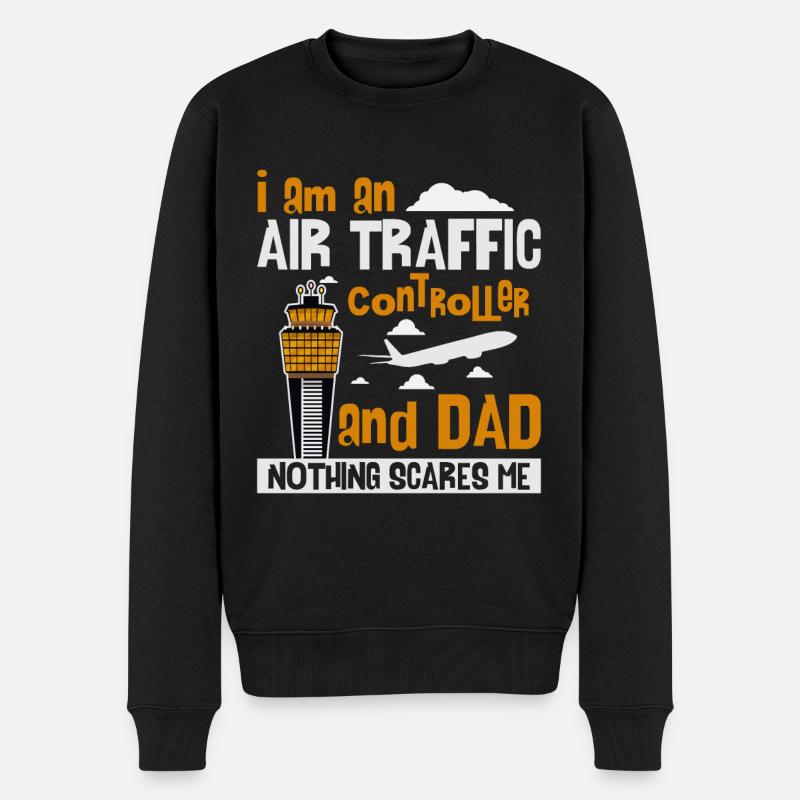 Avions volants avion pilote - Pull Premium bio Homme - noir
