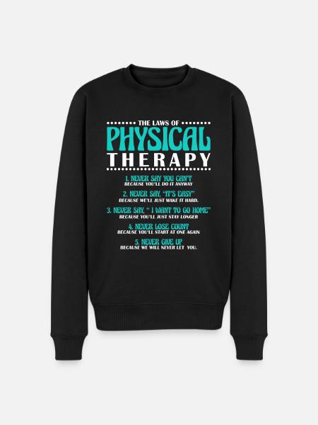 Physiotherapy Physiotherapy Physiotherapist - Men's Premium Organic Jumper - black