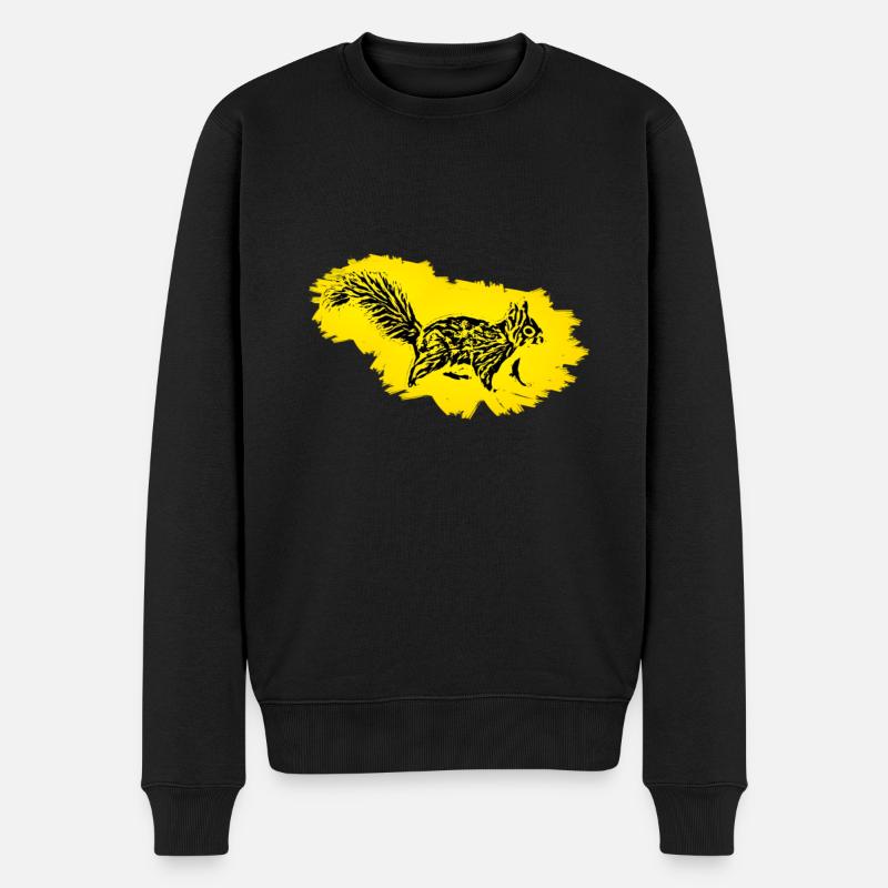 Écureuil - Pull Premium bio Homme - noir