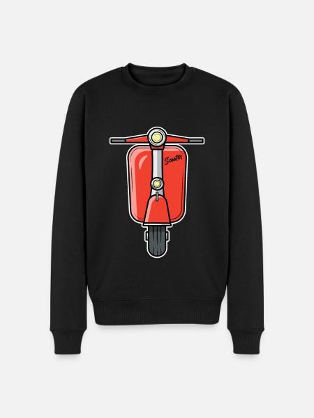 Scooter Scooter Scooter red - Men's Premium Organic Jumper - black