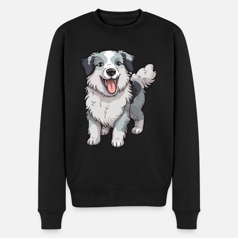 Fidèle chien de compagnie - Pull Premium bio Homme - noir