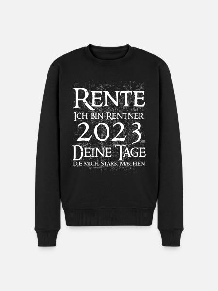 Rente - Männer Premium Bio Pullover - Schwarz