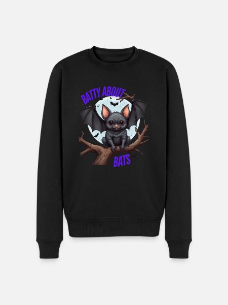 Beautiful Bats - Men's Premium Organic Jumper - black