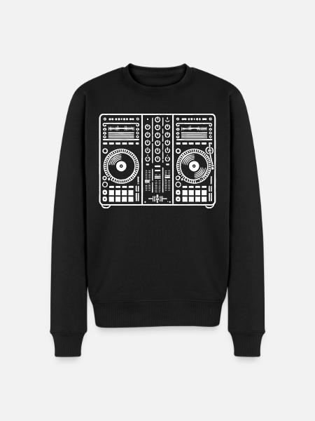 Console DJ - Pull Premium bio Homme - noir