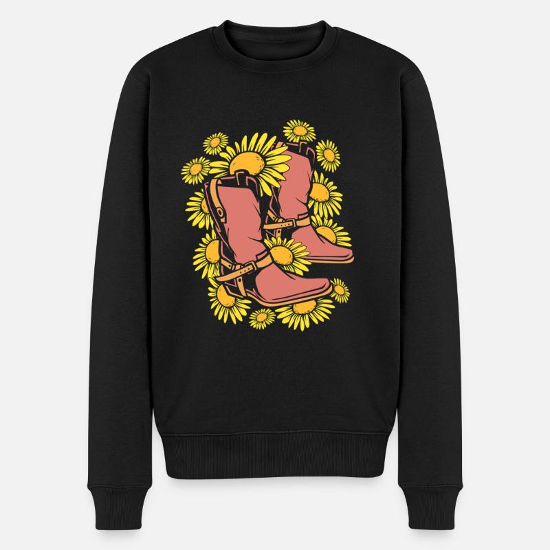 Fleuriste Fleuriste Bouquet de fleuriste - Pull Premium bio Homme - noir