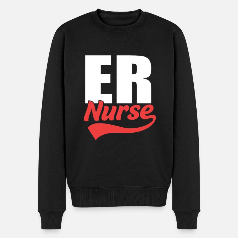 Infirmière d’urgence ambulance - Pull Premium bio Homme - noir