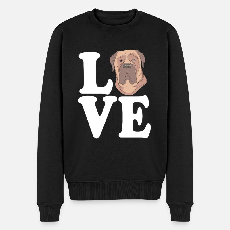 Bullmastiff Chien - Pull Premium bio Homme - noir
