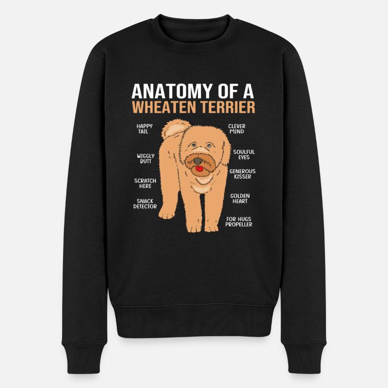 Wheaten Terrier - Pull Premium bio Homme - noir