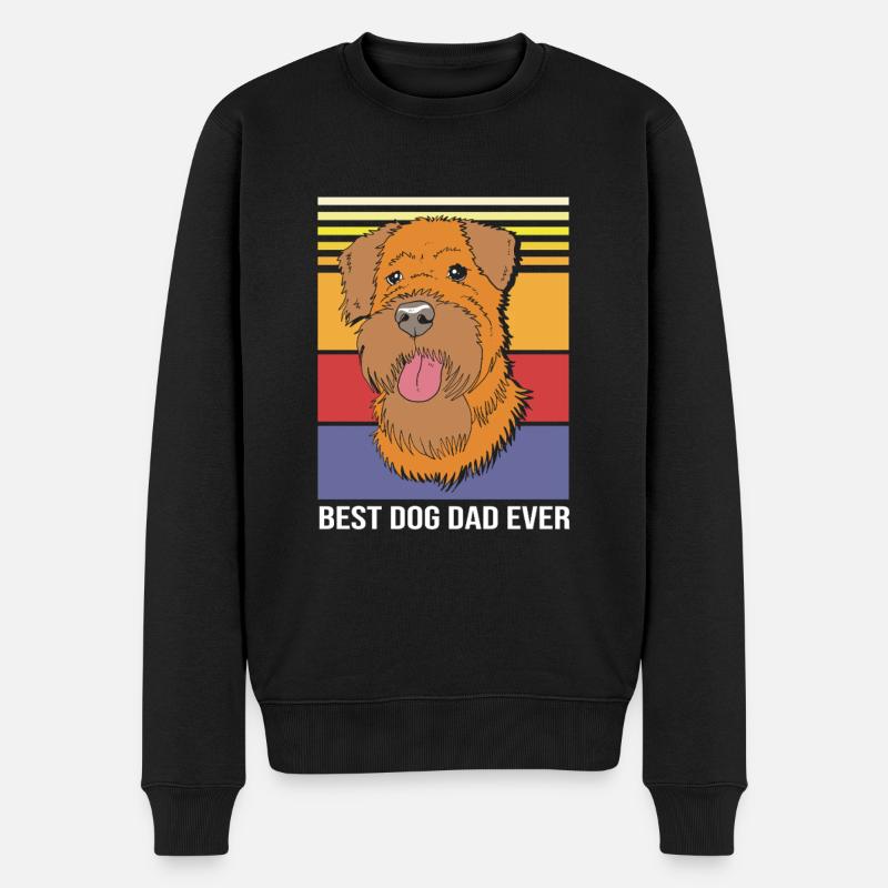 Wheaten Terrier - Männer Premium Bio Pullover - Schwarz