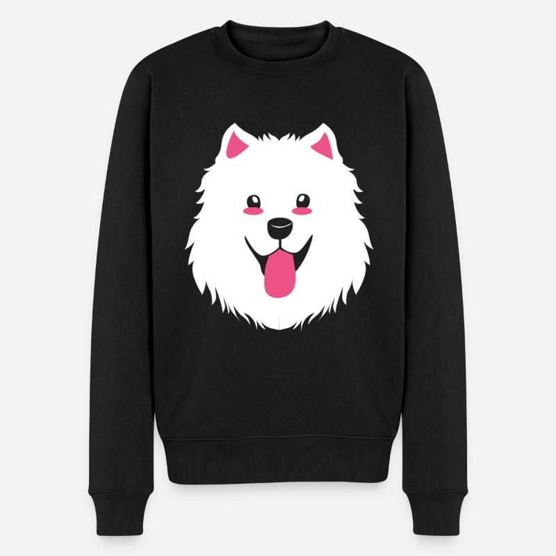 Samoyed Dog Samoyed - Men's Premium Organic Jumper - black