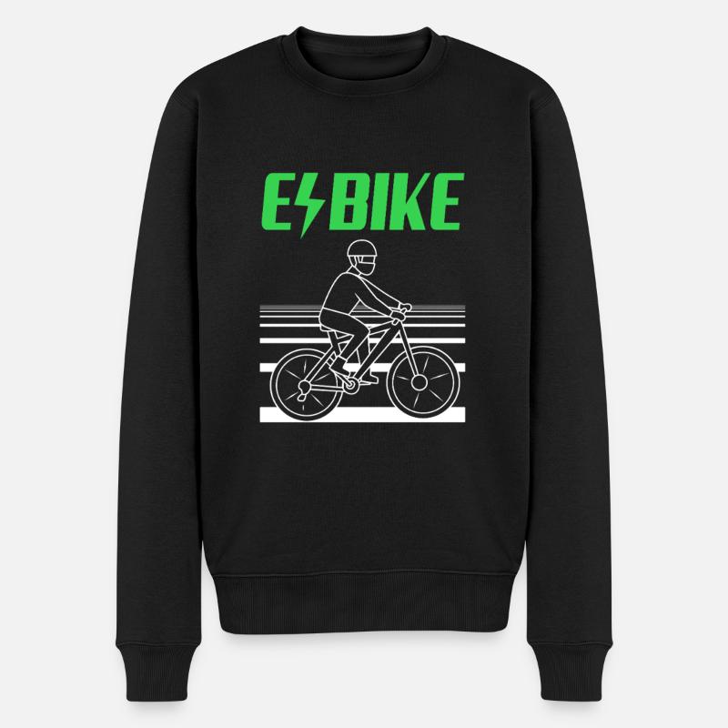 E-Bike EBike E Bike - Pull Premium bio Homme - noir