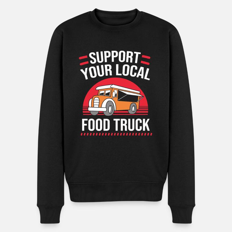 Camion de restauration de snacks - Pull Premium bio Homme - noir