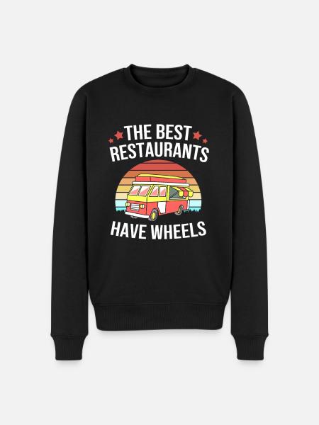 Camion de restauration de snacks - Pull Premium bio Homme - noir