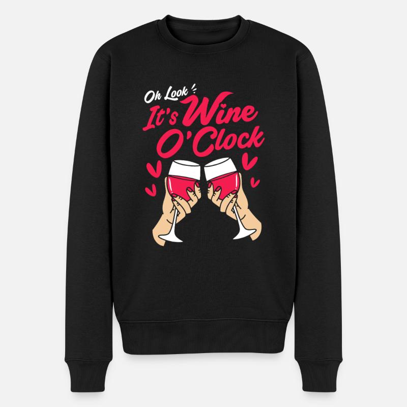 Sommelier des vins - Pull Premium bio Homme - noir